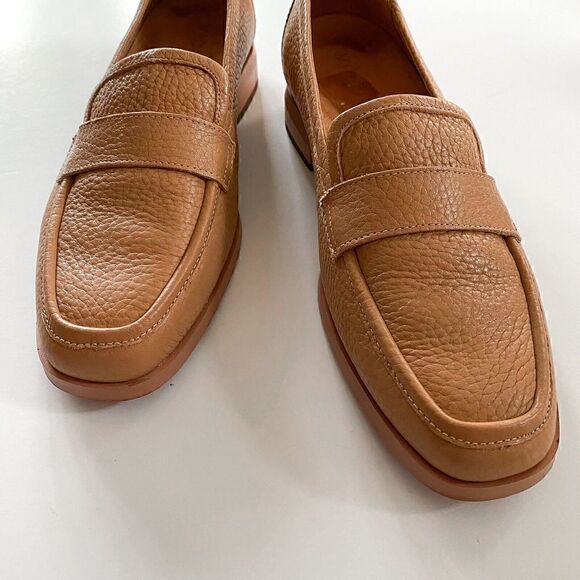 Vionic Sellah Women’s Loafer Size 6.5 Macaroon Tan Leather Slip On Shoes Dressy - Picture 3 of 10